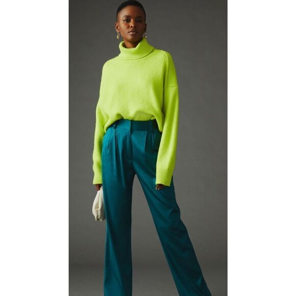525 America EDIE‎ CHUNKY TURTLENECK PULLOVER Relaxed Sweater Size Small NWOT - Picture 1 of 10